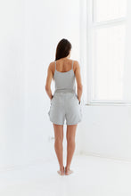 Load image into Gallery viewer, essential strap top in grey melange