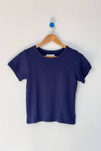 Load image into Gallery viewer, pointelle babe tee in navy