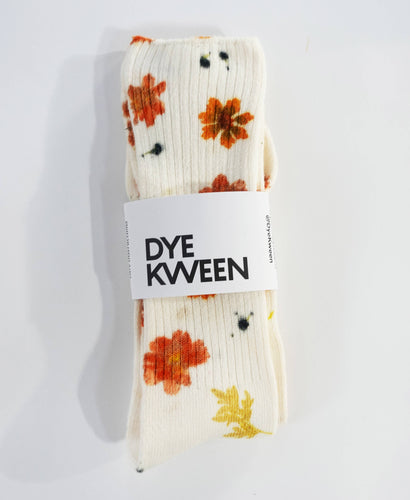 flower power bamboo sock