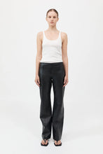 Load image into Gallery viewer, leather pants in black