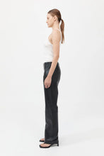 Load image into Gallery viewer, leather pants in black