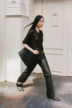 Load image into Gallery viewer, leather pants in black