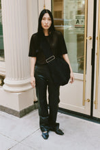 Load image into Gallery viewer, leather pants in black