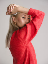 Load image into Gallery viewer, nia shrunken cardigan in red