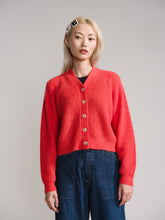 Load image into Gallery viewer, nia shrunken cardigan in red