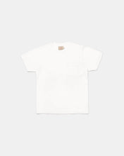 Load image into Gallery viewer, heavy duty tee single pocket tee in white