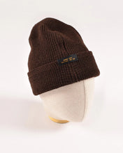 Load image into Gallery viewer, wool knit watch cap in brown