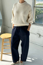 Load image into Gallery viewer, zoe cotton sweater in naturel