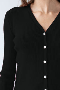 nolita cardigan in onyx