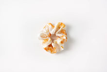 Load image into Gallery viewer, botanically dyed silk scrunchie in yellow