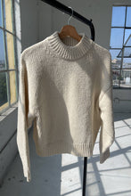 Load image into Gallery viewer, zoe cotton sweater in naturel