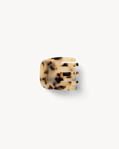 mini claw in blonde tortoise