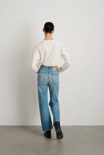 Load image into Gallery viewer, plein high straight jean in sky wash