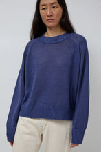 Load image into Gallery viewer, lind knit crew in marine