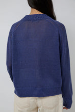 Load image into Gallery viewer, lind knit crew in marine