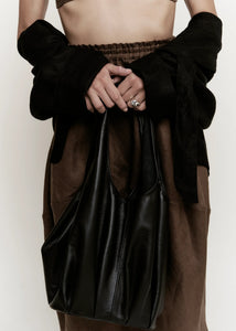 petite pleated shopper