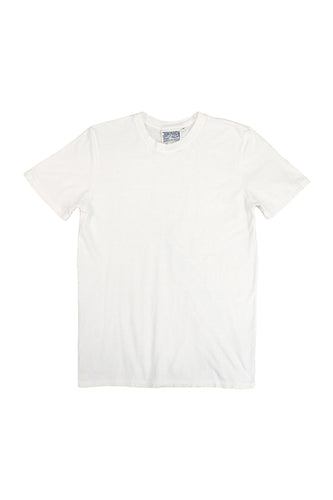 basic tee in washed white