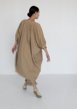 Load image into Gallery viewer, button front kaftan in taupe