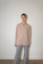 Load image into Gallery viewer, mari shirt in brown gingham