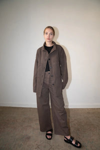 renee pant in washed brown