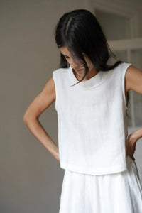 kono top in white