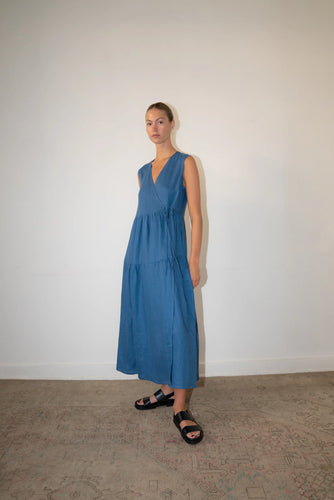 blanche dress in lapis