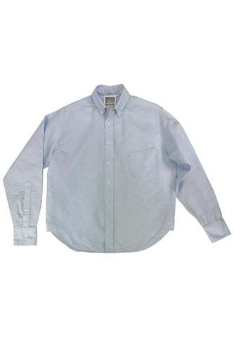 catalina button down shirt in powder blue