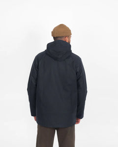 heavy duty raincoat in dark navy