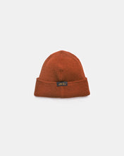 Load image into Gallery viewer, wool knit watch cap in burnt orange