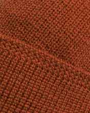 Load image into Gallery viewer, wool knit watch cap in burnt orange