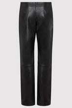 Load image into Gallery viewer, leather pants in black