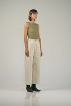 Load image into Gallery viewer, pleated tank singlet in sage