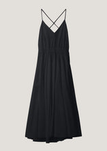 Load image into Gallery viewer, cross back dress in black