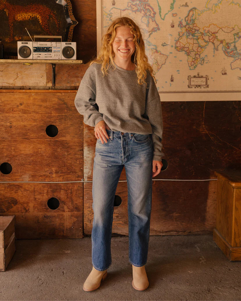 the boxy sweatshirt in p.e. grey