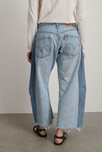 Load image into Gallery viewer, vintage lasso jean slouch crop classic faded indigo