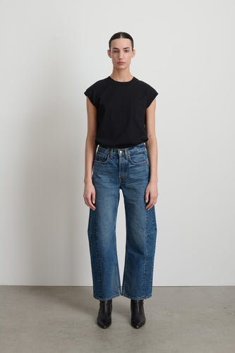 slim lasso jean in liesl blue