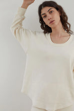 Load image into Gallery viewer, scoop neck thermal in natural