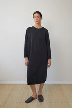 Load image into Gallery viewer, sweatshirt dress in black