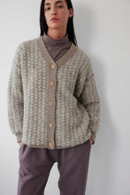 Load image into Gallery viewer, knit/weave jacket in slate