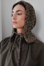 Load image into Gallery viewer, handknit hood in sable