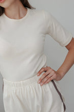 Load image into Gallery viewer, rib tee in natural