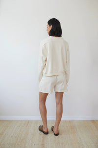 easy summer sweatshirt in natural