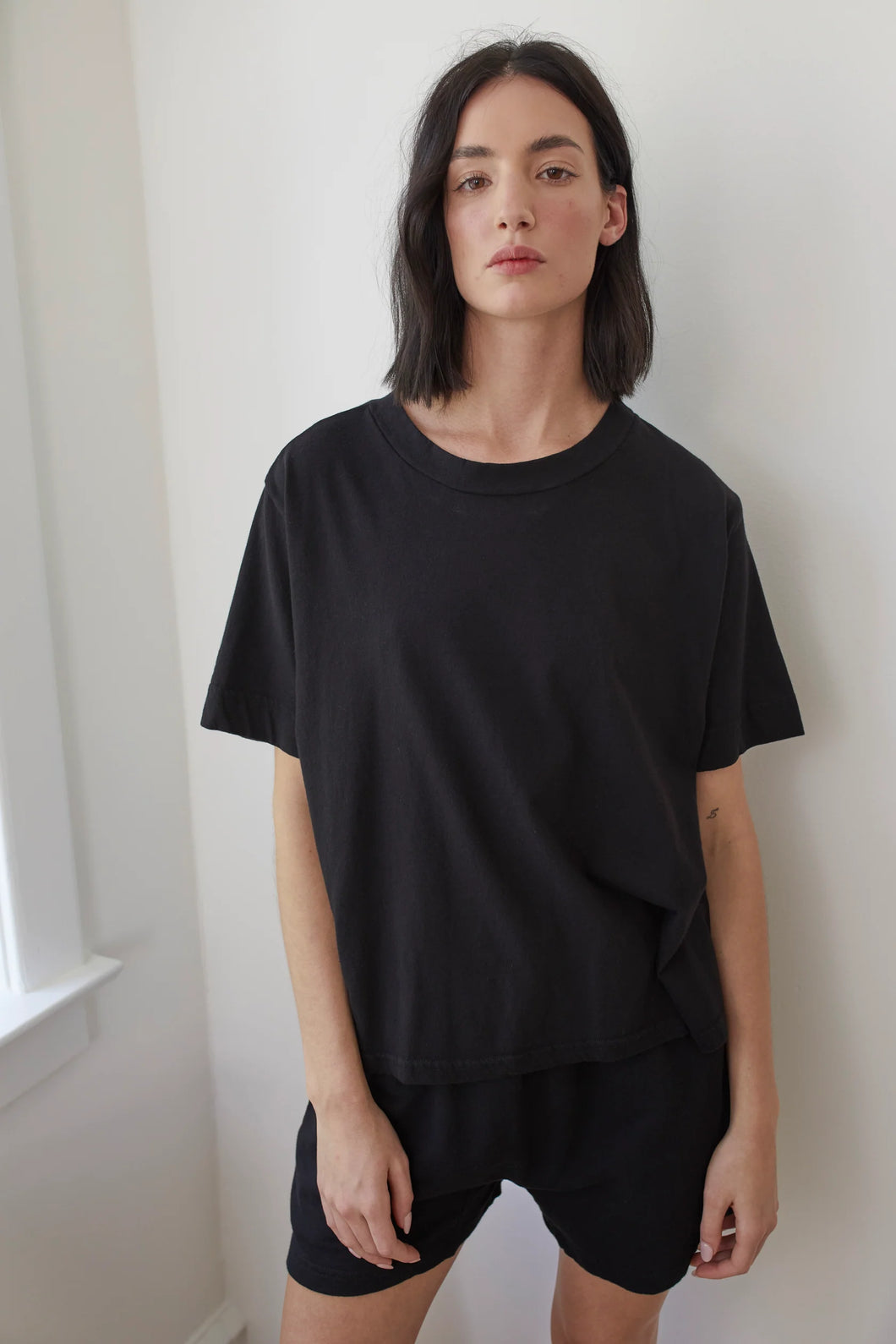 box tee in black