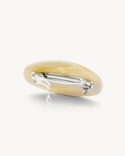 Load image into Gallery viewer, jumbo oval barrette in alabaster