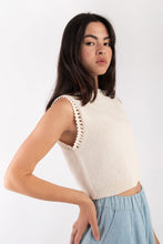Load image into Gallery viewer, boucle tank in cream
