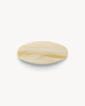 Load image into Gallery viewer, jumbo oval barrette in alabaster