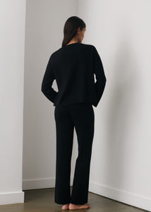 payton cashmere pant in black