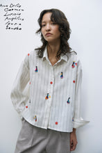 Load image into Gallery viewer, mujeres hand-embroidered shirt