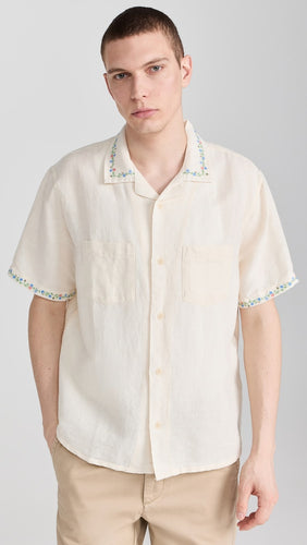 spring bouquet shirt in natural