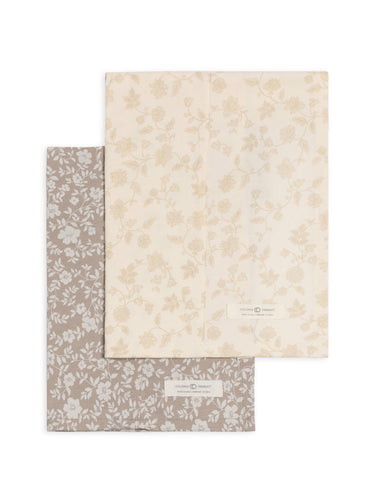 baby burp cloth (2-pack) in aria floral